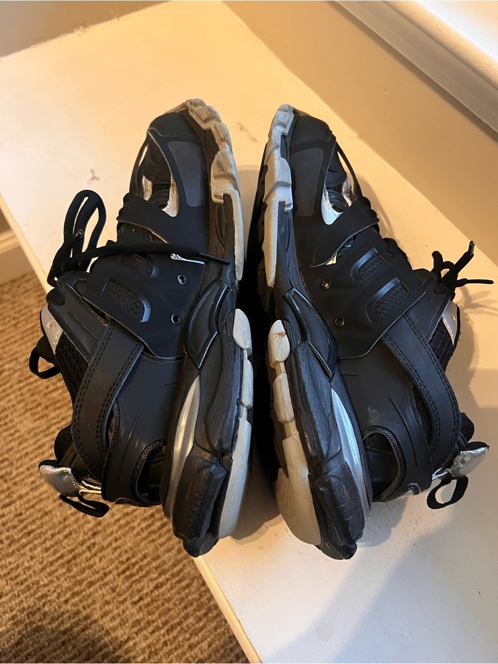 Balenciaga Track Grey and Black Mens Size 10 - Picture 9 of 10